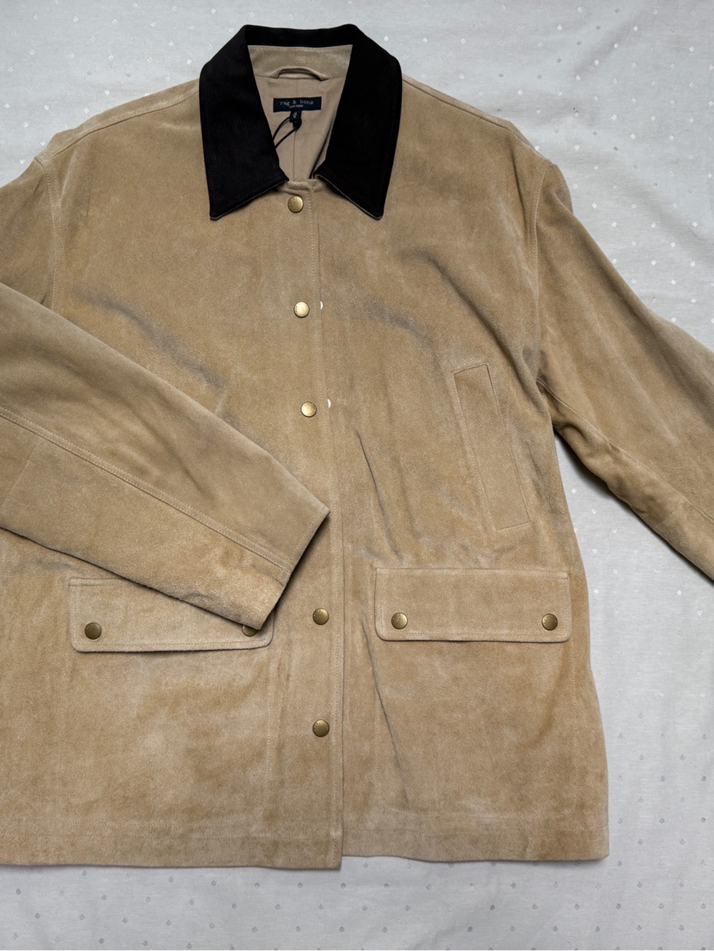 rag & bone Cassidy Suede Jacket -M - Picture 10 of 15